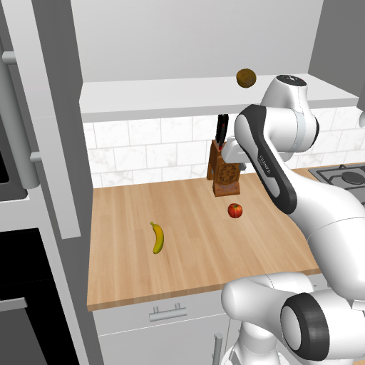 RoboCasa banana scene