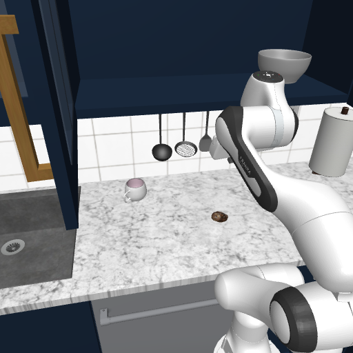 RoboCasa mushroom scene